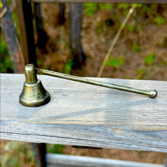 Vintage Brass Articulated Candle Snuffer - Picture 1 of 5